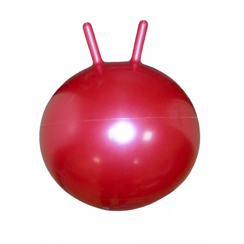 Мяч гимнастический Arpax Д-45 с рожками красный металлик